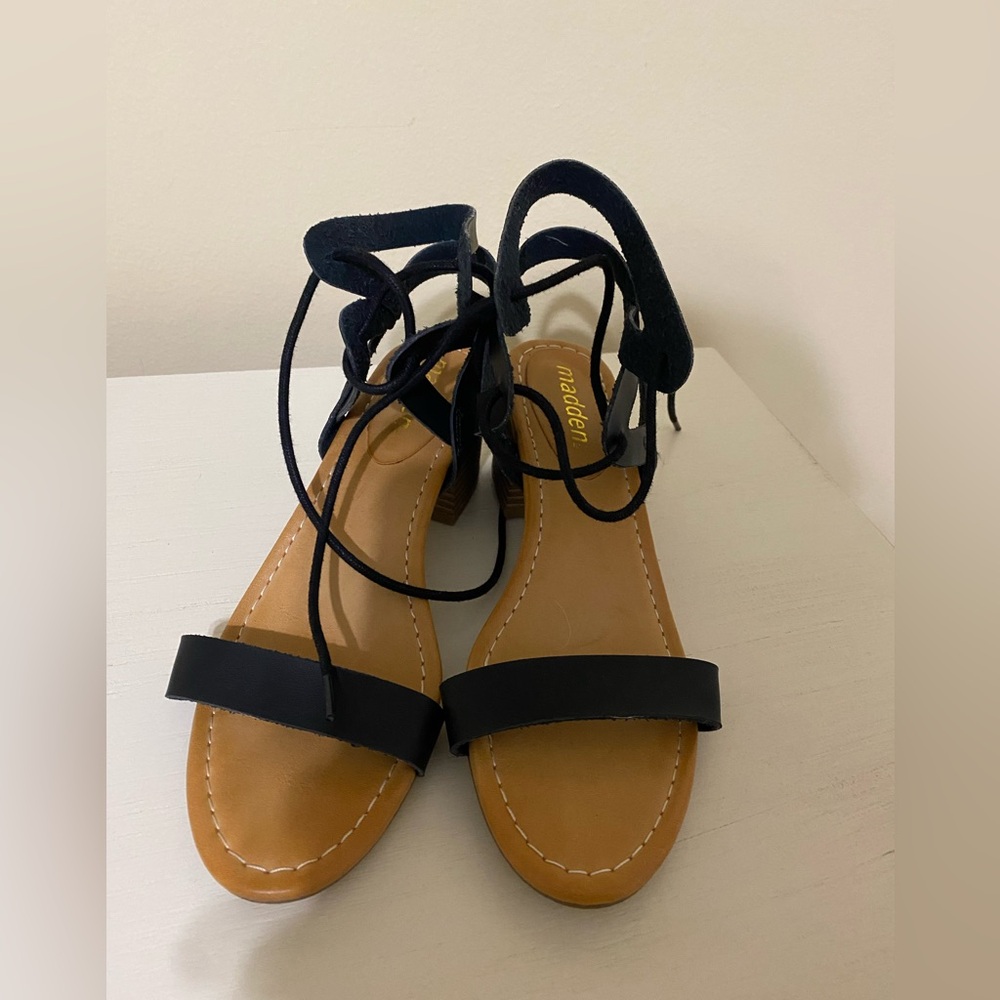Madden Black Sandals